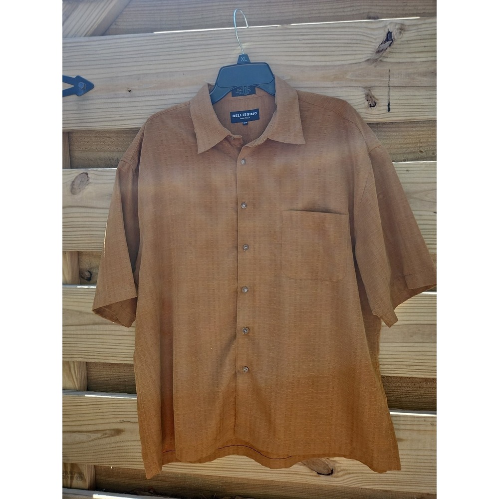 Bellissimo  Mens Extra Large Button Down Moda Italia See Pictures Work Outdoor